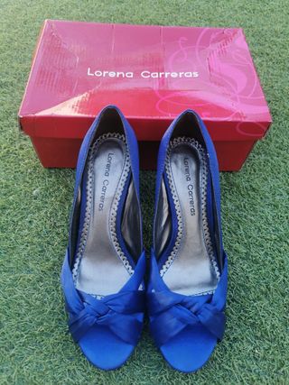 ZAPATOS BODA TACÓN NUM. 39
