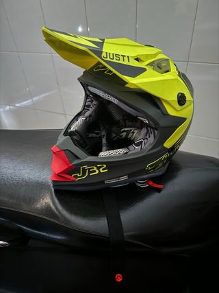Casco moto niño