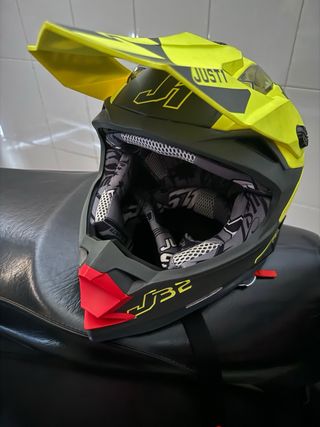 Casco moto niño