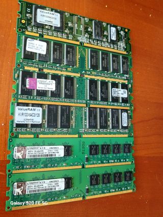 Memorias RAM PC.