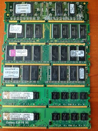 Memorias RAM PC.