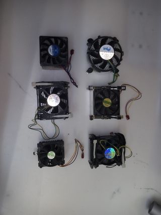 Lote de 6 disipadores para cpu