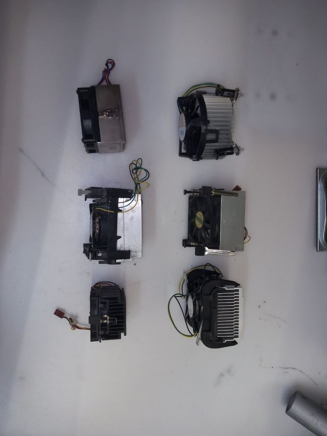 Lote de 6 disipadores para cpu