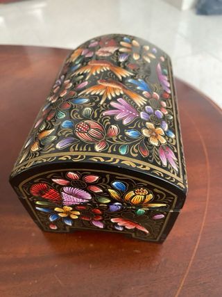 Joyero madera pintada