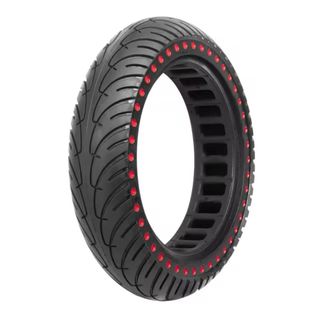 2 RUEDAS MACIZAS PATINETE 8.5×2 – PUNTOS ROJOS