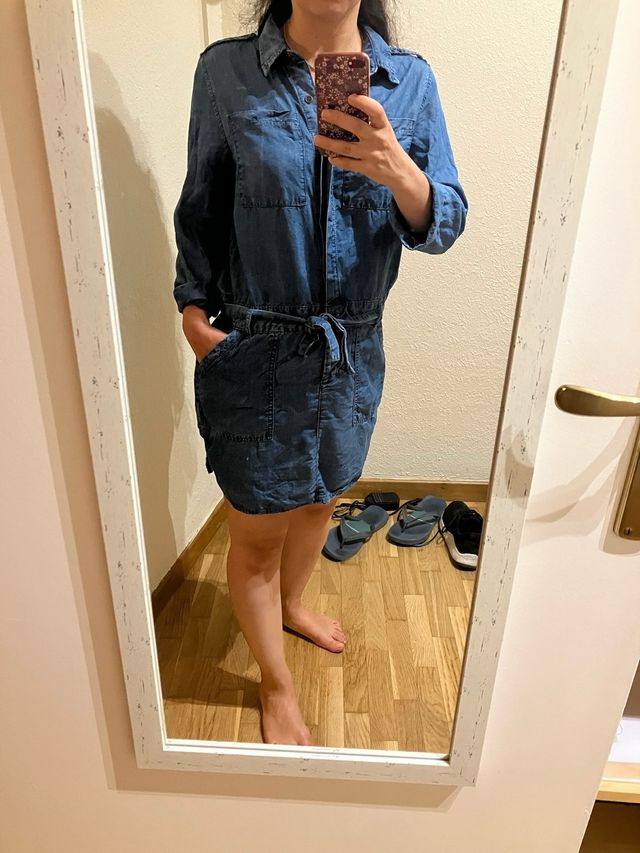 Vestido jeans talla L