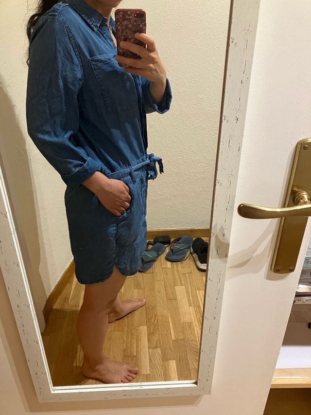 Vestido jeans talla L