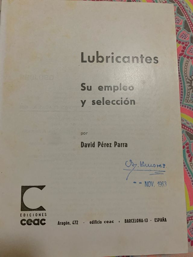 Lubrificantes su seleccion y empleo Ceac