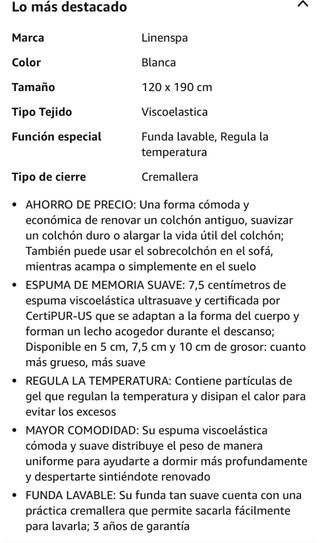 Colchon / Sobrecolchon.