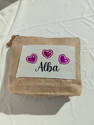 Bolso de yute y algodón verano vacaciones