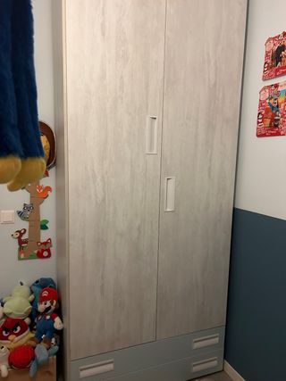 Cuna convertible en cama infantil