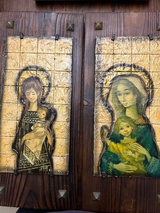 Retablo Virgen con niño.