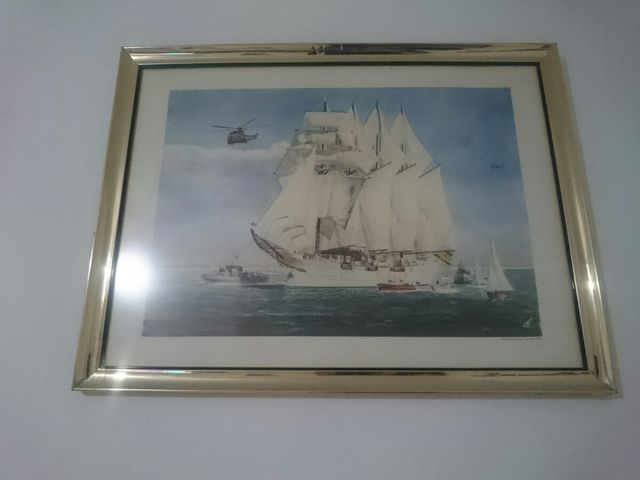 Cuadro barco me urge venderlo por translado