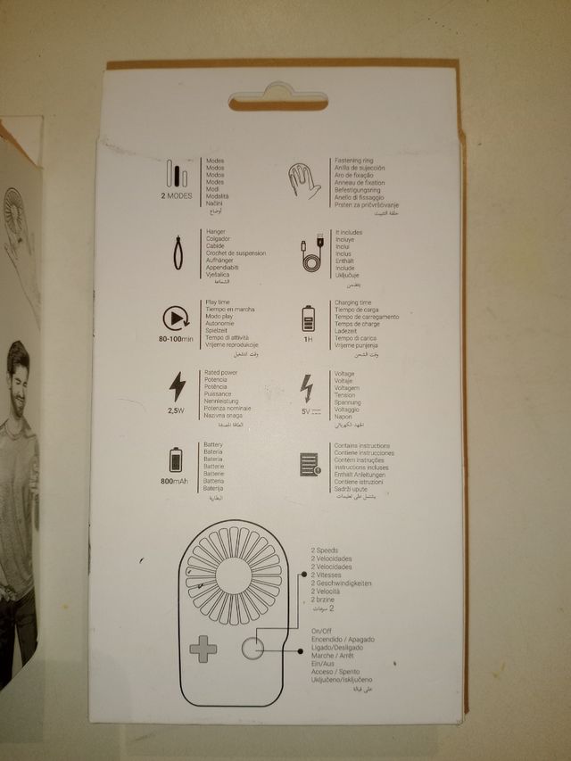 Ventiladores de mano (2) 5€ c/u