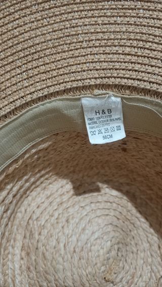 Sombrero de playa mujer