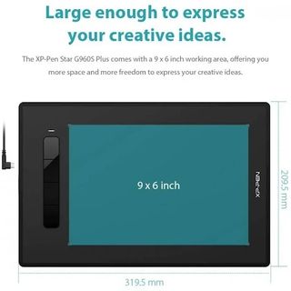 Tableta Gráfica XP Pen G960S NUEVA
