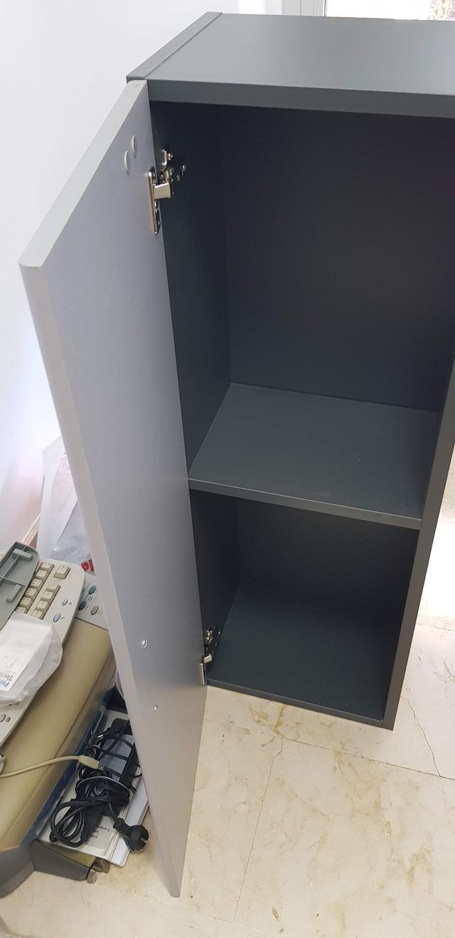 Armario melamina gris