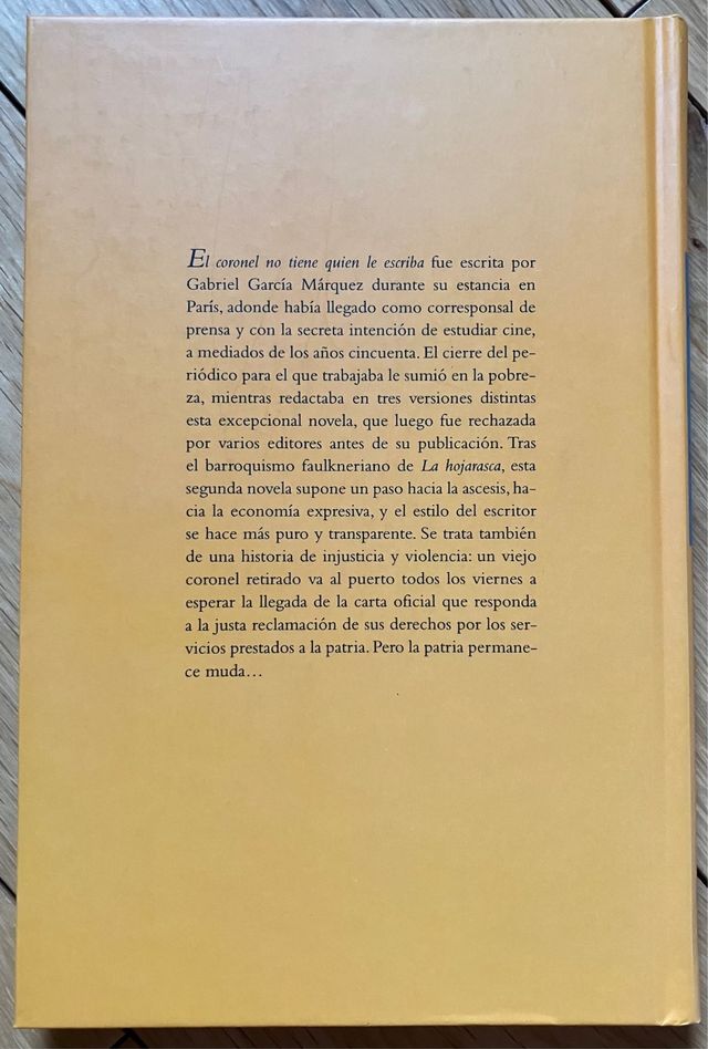 EL CORONEL NO TIENE QUIEN LE ESCRIBA