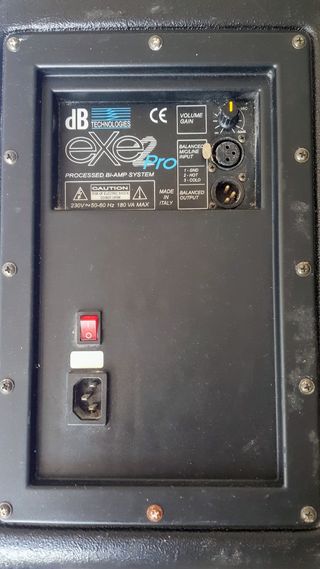 2 casse acustiche db exe2 pro