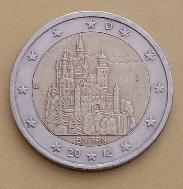 2 euros Alemania Conmemorativa 2012