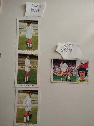 Cromos antiguos Sevilla FC