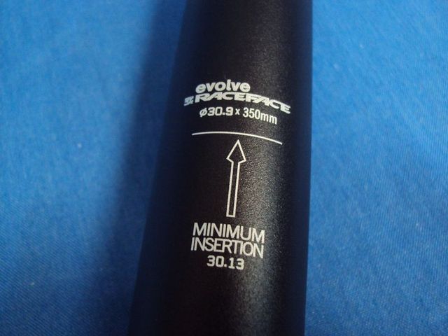 NUEVO Tija RaceFace Evolve 30.9x350 mm Aluminio