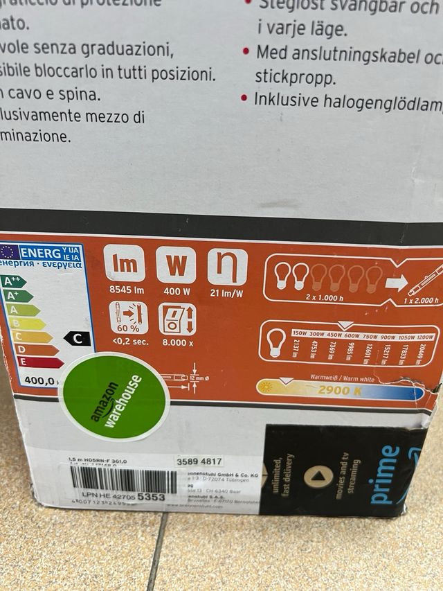 PROYECTOR LAMPARA 400 W