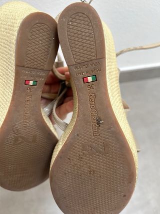 Nero giardini sandali