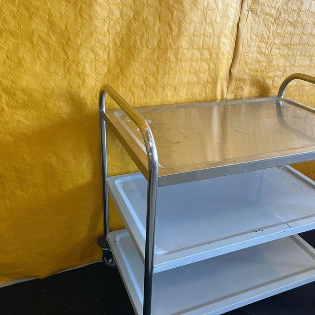 💥 💥 Carrello di servizio a 3 vassoi [acciaio]
