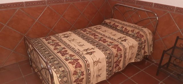 Cama de hierro de 105x190