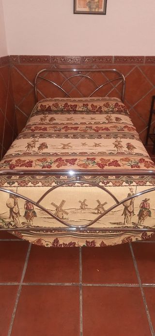 Cama de hierro de 105x190
