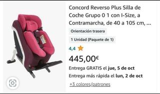 Silla coche Concord Reverso Plus 