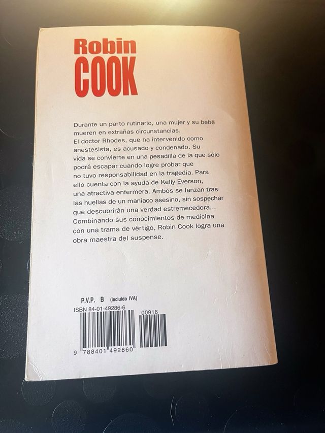 Intención Criminal de Robin Cook, 1990