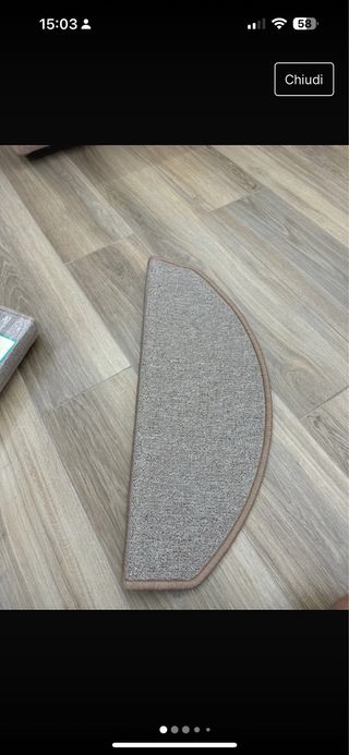 Coprigradino in tessuto