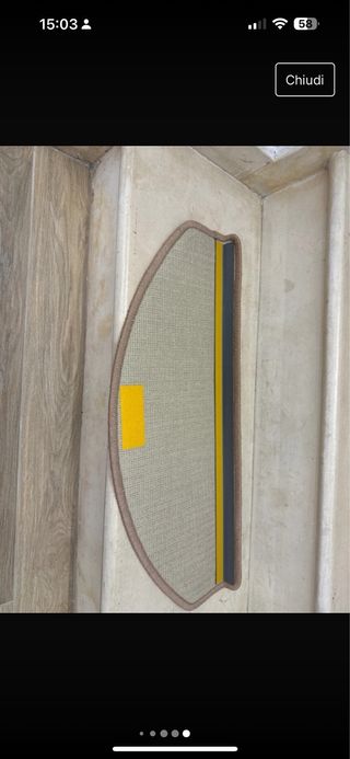 Coprigradino in tessuto