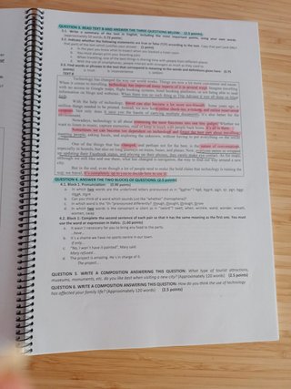 Exámenes ABAU inglés + vocabulario