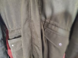 Abrigo mujer verde militar nuevo