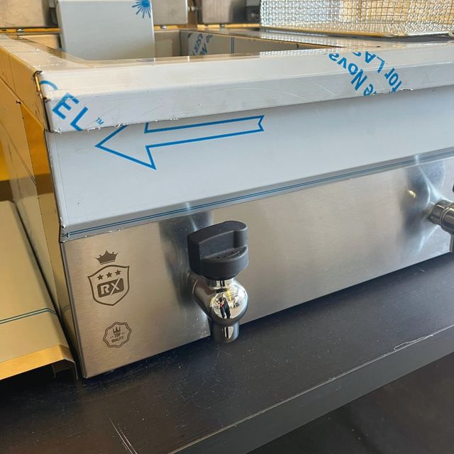  💥 💥 Friggitrice da 10+10 litri con rubinetto - Romux