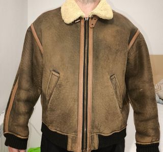 Chaqueta aviador piel auténtica