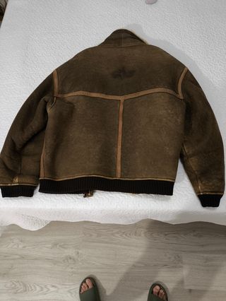 Chaqueta aviador piel auténtica