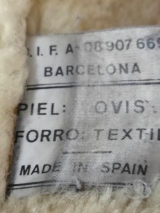 Chaqueta aviador piel auténtica