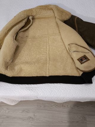 Chaqueta aviador piel auténtica