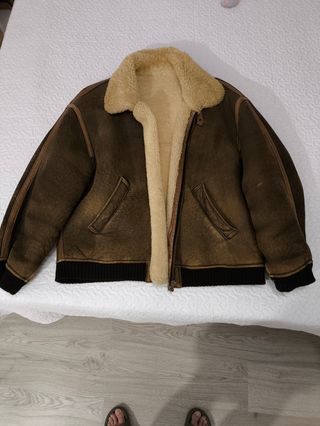 Chaqueta aviador piel auténtica