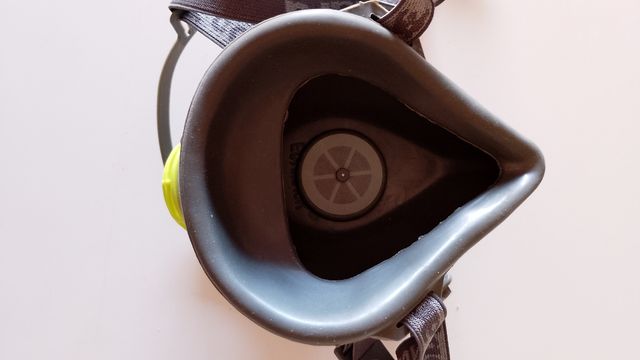 Maschera con 2 filtri protezione per lavoro work