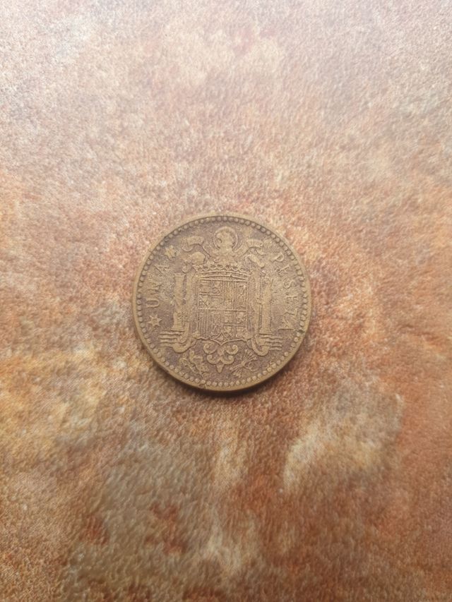 Moneta una peseta 1947 da collezione