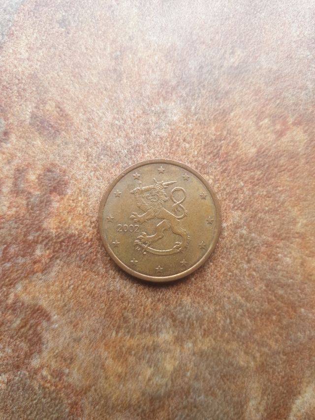 Moneta 5 centesimi Finlandia rara da collezione
