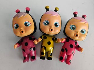 Bebé llorón Mariquitas 3 unidades