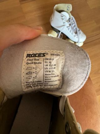Patines Roces (italianos) - RC1 Quad - EU 31