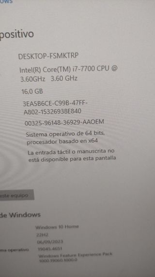PC Gaming I7 oferta