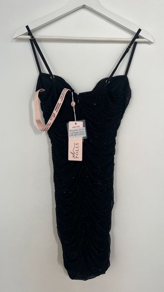 Vestido fiesta negro Oh Polly 